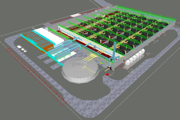 Full-scale commercial prototype for turn-key sustainable food production 